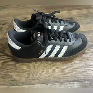 Adidas Black and White Samba Sneakers Size 5